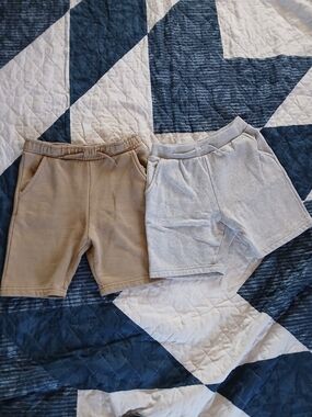 Free Planet Boys' Casual Shorts in Gray & Tan
